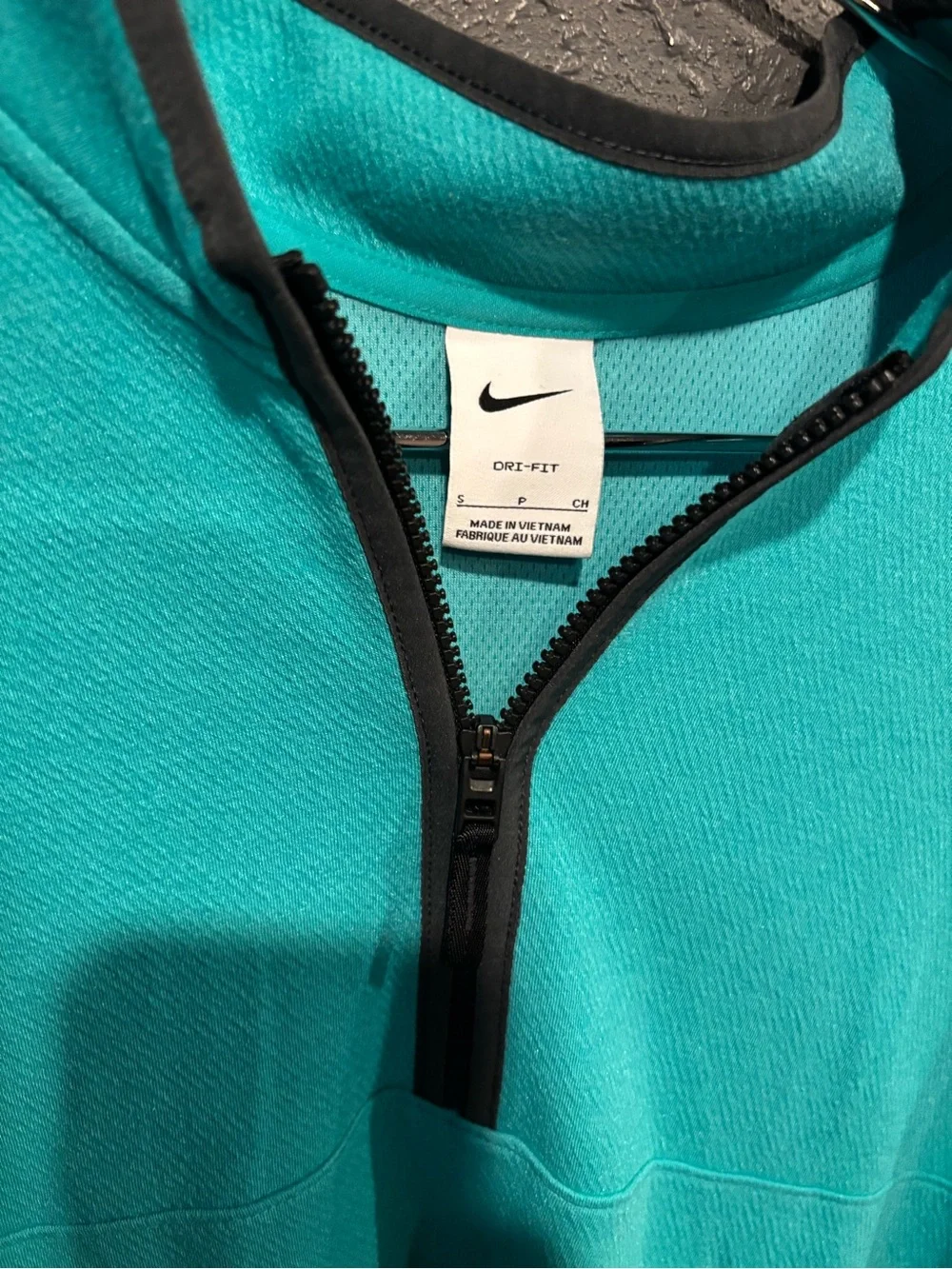 Nike Teal Dri-FIT Half-Zip Pullover